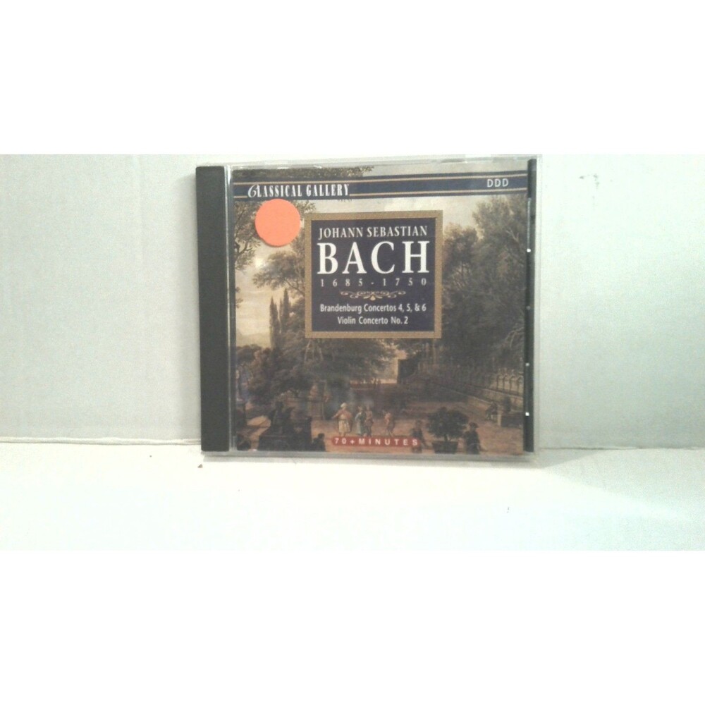 Johann Sebastian Bach Brandenburg Concertos 4,5,& 6 CD 1995 Platinum Disc